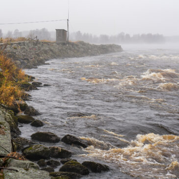 Regnet närmar sig, …