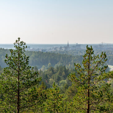 Stad från ovan, …